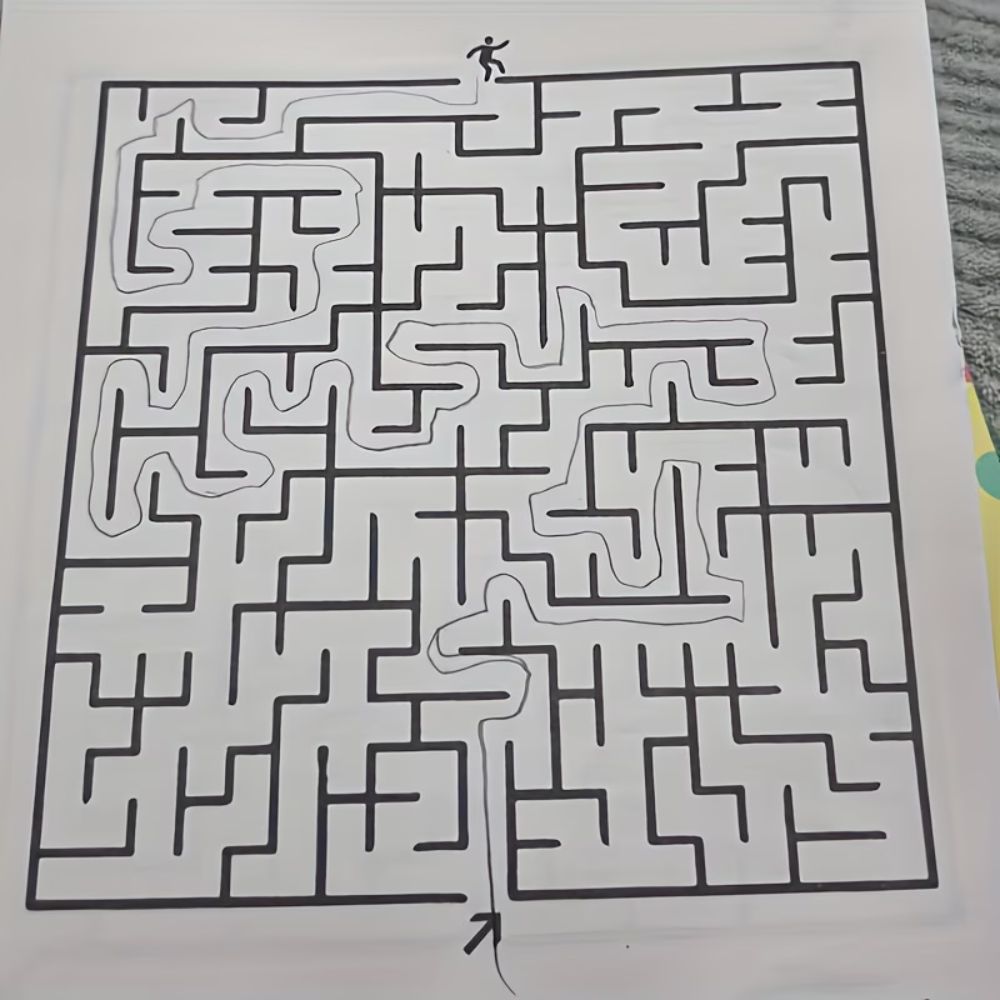Libro™️-  Libro di giochi con labirinti per bambini